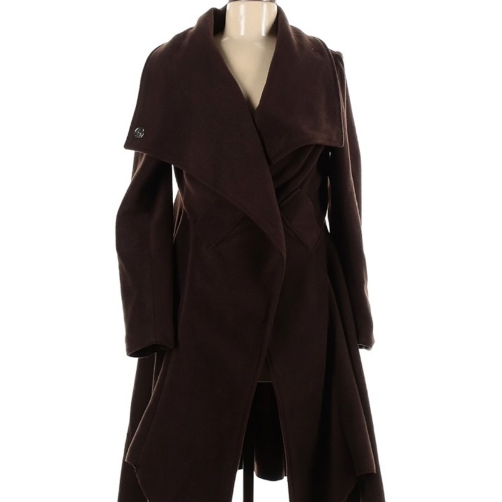 Brown trench coat